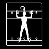 FETISH SUBMISSIVE - SET DE RESTRICȚIONARE DE LUX PENTRU PAT CU CĂPTUȘEALĂ DIN NEOPREN