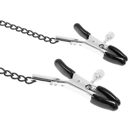 Gag FETISH SUBMISSIVE cu inel pentru gură și cleme pentru sâni