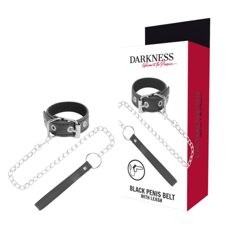 DARKNESS - INEL DE PENIS CU CUREA PIELE VEGANA