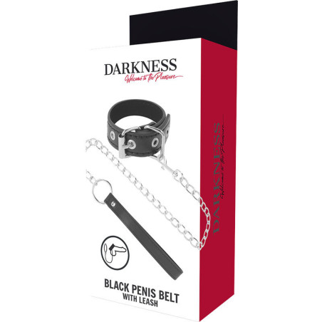 DARKNESS - INEL DE PENIS CU CUREA PIELE VEGANA