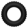 Set 4 inele pentru penis ADDICTED TOYS Cock Ring Set, din silicon flexibil, diametre progresive 2.1 - 2.8 cm, negru