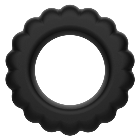 Set 4 inele pentru penis ADDICTED TOYS Cock Ring Set, din silicon flexibil, diametre progresive 2.1 - 2.8 cm, negru