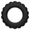 Set 4 inele pentru penis ADDICTED TOYS Cock Ring Set, din silicon flexibil, diametre progresive 2.1 - 2.8 cm, negru