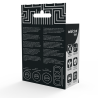 Set 4 inele pentru penis ADDICTED TOYS Cock Ring Set, din silicon flexibil, diametre progresive 2.1 - 2.8 cm, negru