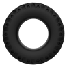 Set 4 inele pentru penis ADDICTED TOYS Cock Ring Set, din silicon flexibil, diametre progresive 2.1 - 2.8 cm, negru