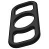 Set 4 inele pentru penis ADDICTED TOYS Cock Ring Set, din silicon flexibil, diametre progresive 2.1 - 2.8 cm, negru