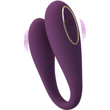 Vibrator dublu August cu telecomandă – Pretty Love
