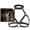 FETISH SUBMISSIVE BONDAGE - HAM REGLABIL PENTRU PIEPT ȘI GÂT