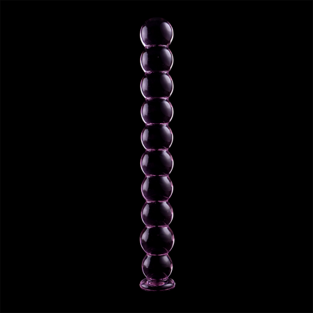 Dildo din sticlă borosilicată roz 21,5 cm Ø 2,5 cm