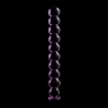 Dildo din sticlă borosilicată roz 21,5 cm Ø 2,5 cm