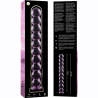 Dildo din sticlă borosilicată roz 21,5 cm Ø 2,5 cm
