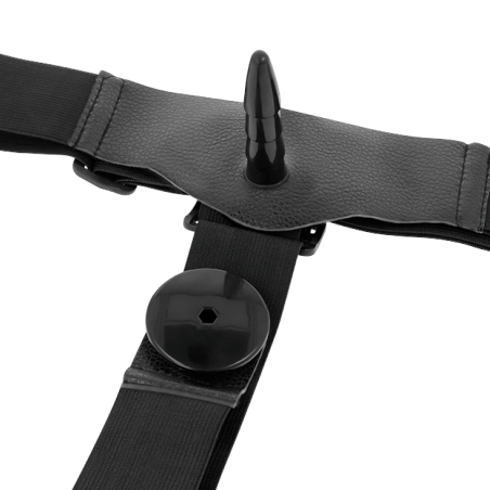 Ham cu vibrator pentru stimulare simultană, HARNESS ATTRACTION