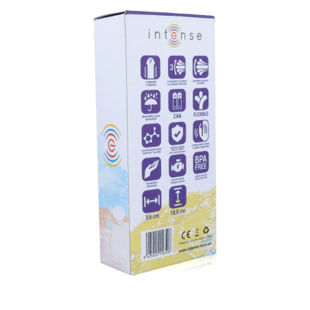 Vibrator rabbit Susy din silicon, oscilant, lila – Intense
