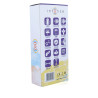 Vibrator rabbit Susy din silicon, oscilant, lila – Intense