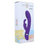 Vibrator rabbit Susy din silicon, oscilant, lila – Intense