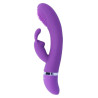 Vibrator rabbit Susy din silicon, oscilant, lila – Intense