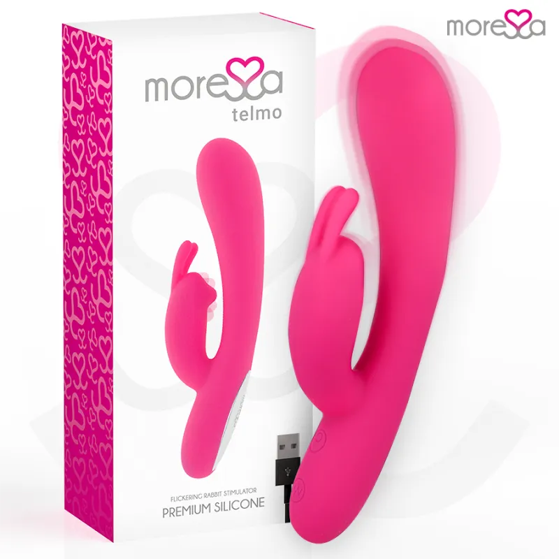 Vibrator premium din silicon Telmo, reîncarcabil – Moressa
