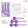 Set premium din silicon Osian, lila – Moressa