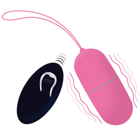 Ou vibrator Flippy I cu telecomanda, roz – Intense
