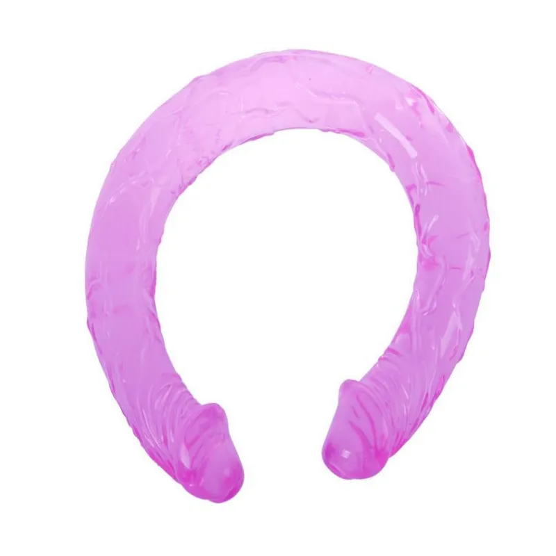 Dildo dublu lila, 44,5 cm – Baile