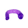 Dildo dublu din jelly flexibil, lila – Baile