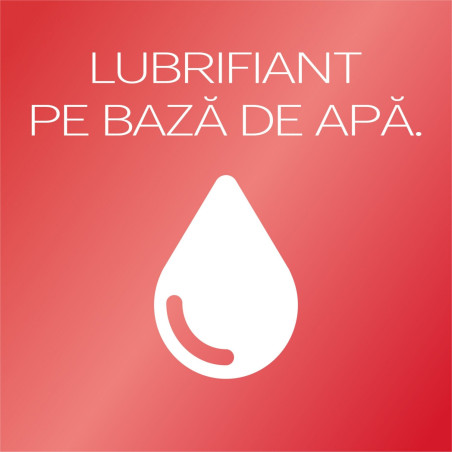 Lubrifiant Durex Play Strawberry, cu aroma de capsuni , pe baza de apa , 50 ml