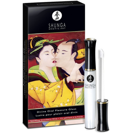 igiena intima gloss intim pentru buze cu aroma de capsuni si cava