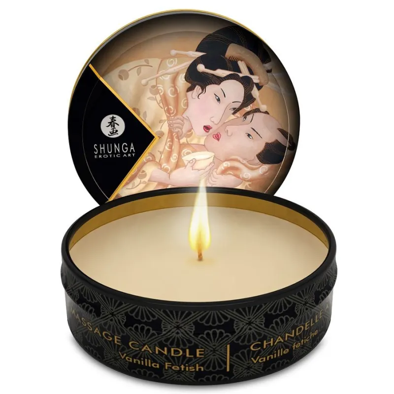Lumânare de masaj cu aroma de vanilie, 30 ml