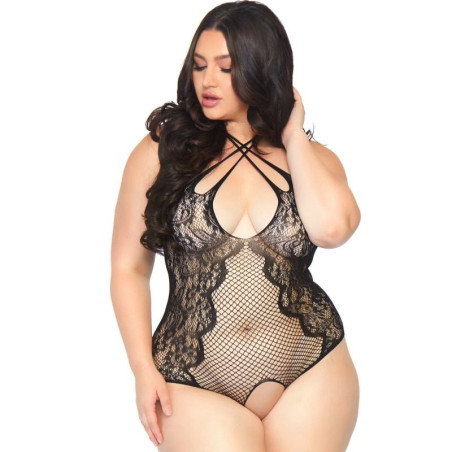 Body - Crothless Teddy 1x-2x - cu design seducător