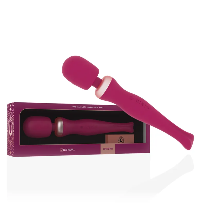 Vibrator RITHUAL – AKASHA WAND, reîncarcabil, Akasha 2.0, cu 8 ni