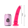 Dildo roz din silicon medical 17 cm