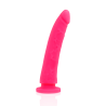 Dildo roz din silicon medical 17 cm