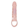 Harrison – husa extensie pentru penis cu vibratii si curea, 13,5 cm