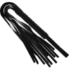 Set erotic Fetish 1 cu cătușe, mască pentru ochi și bici (flogger)