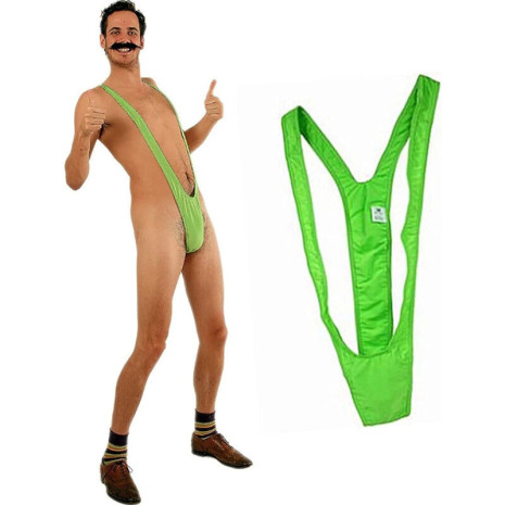 lenjerie sexy barbati trikini verde